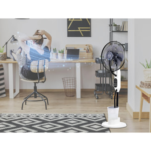 Ventilador Nebulizador DC digital y tanque de 3 L MISTY 4 PURLINE