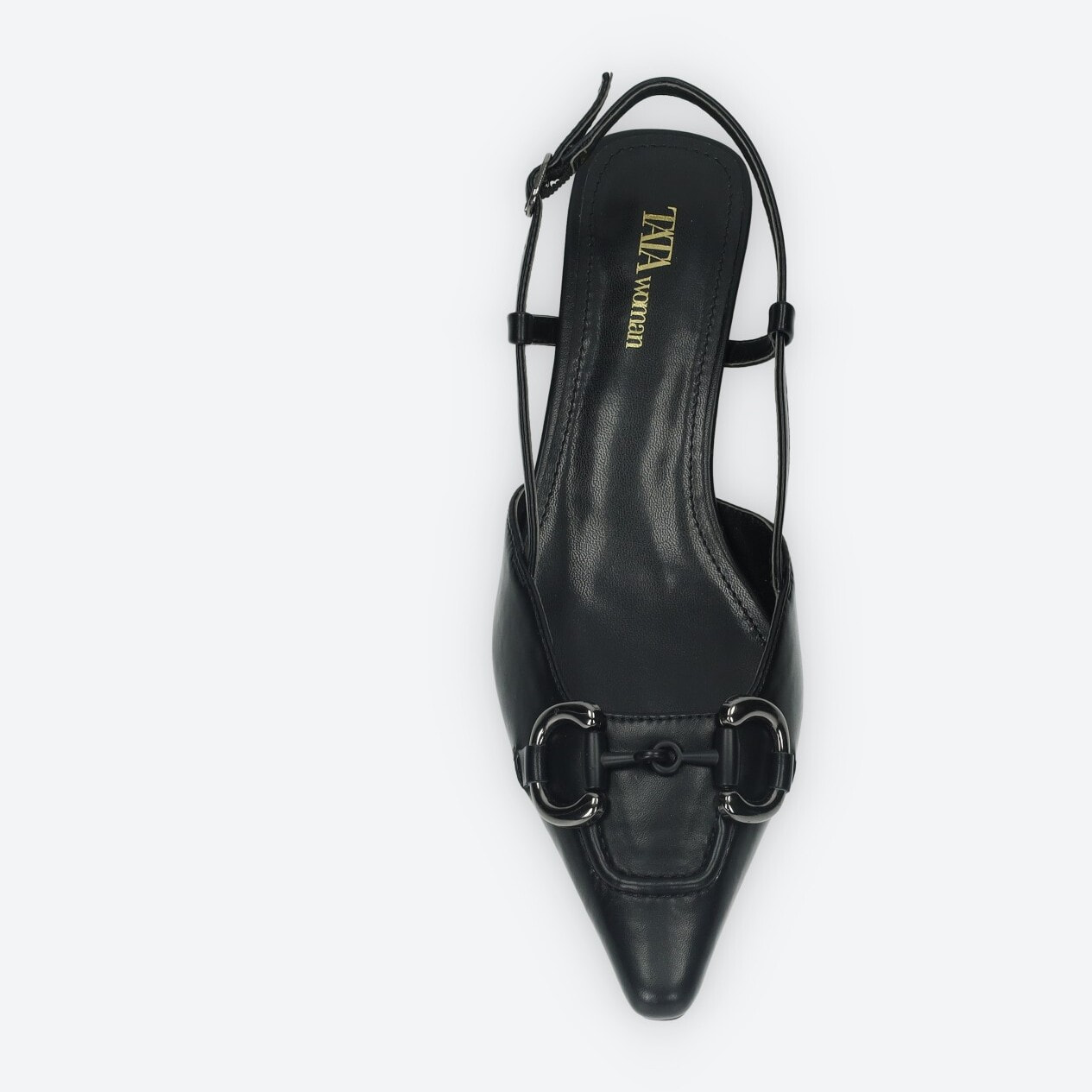 Décolleté sling back Donna Tata Italia Nero