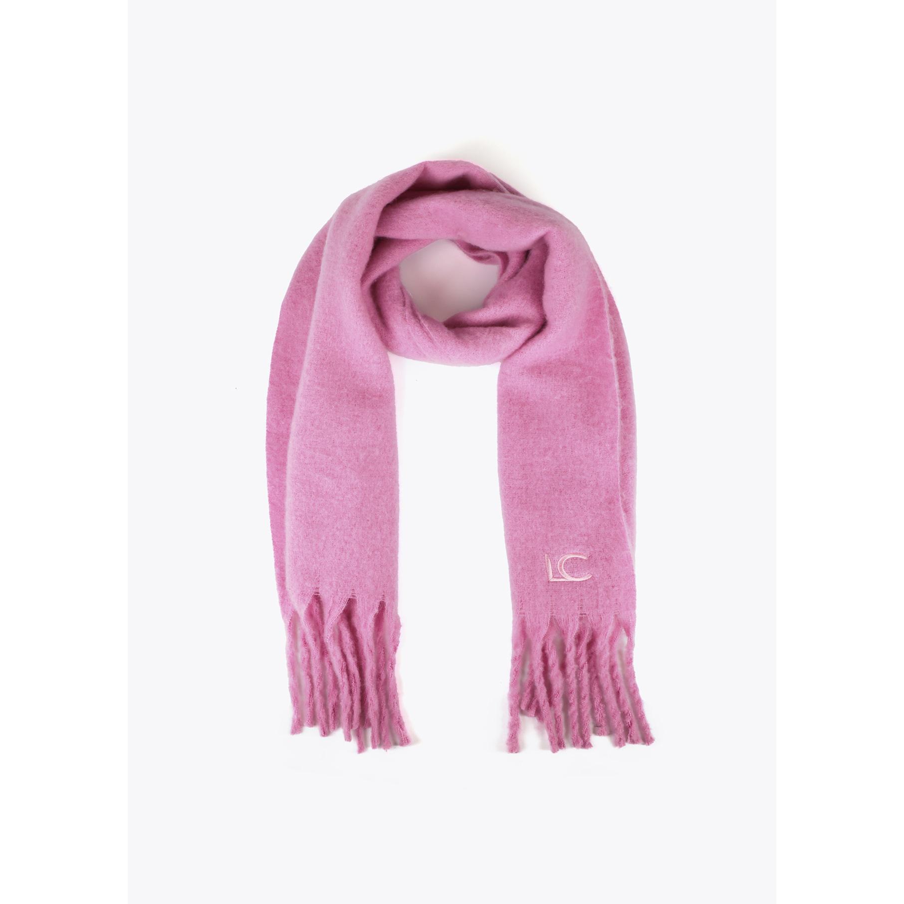 Sciarpa Liscia con Frange Spesse