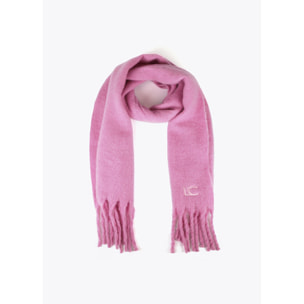 Sciarpa Liscia con Frange Spesse