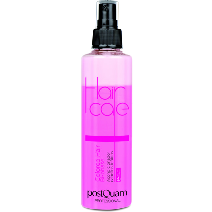 Revitalisant bi-phase à la kératine et protéines pour cheveux colorés 200 ml.
