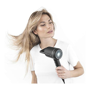 Cecotec Sèche-cheveux ionique Bamba IoniCare 6000 Rockstar Ice. 1800 W, Nero, Mo