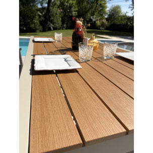TONGA - Ensemble repas de jardin 4 à 6 places en alu