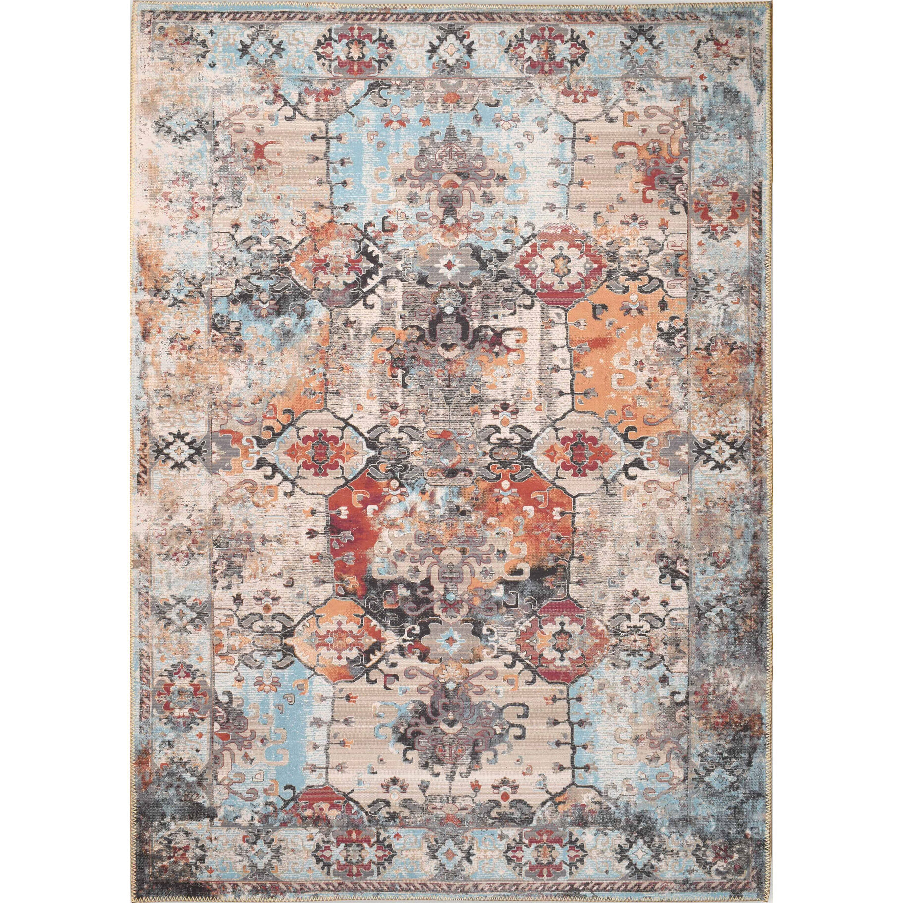 Radom - vintage lavable en machine, multicolore