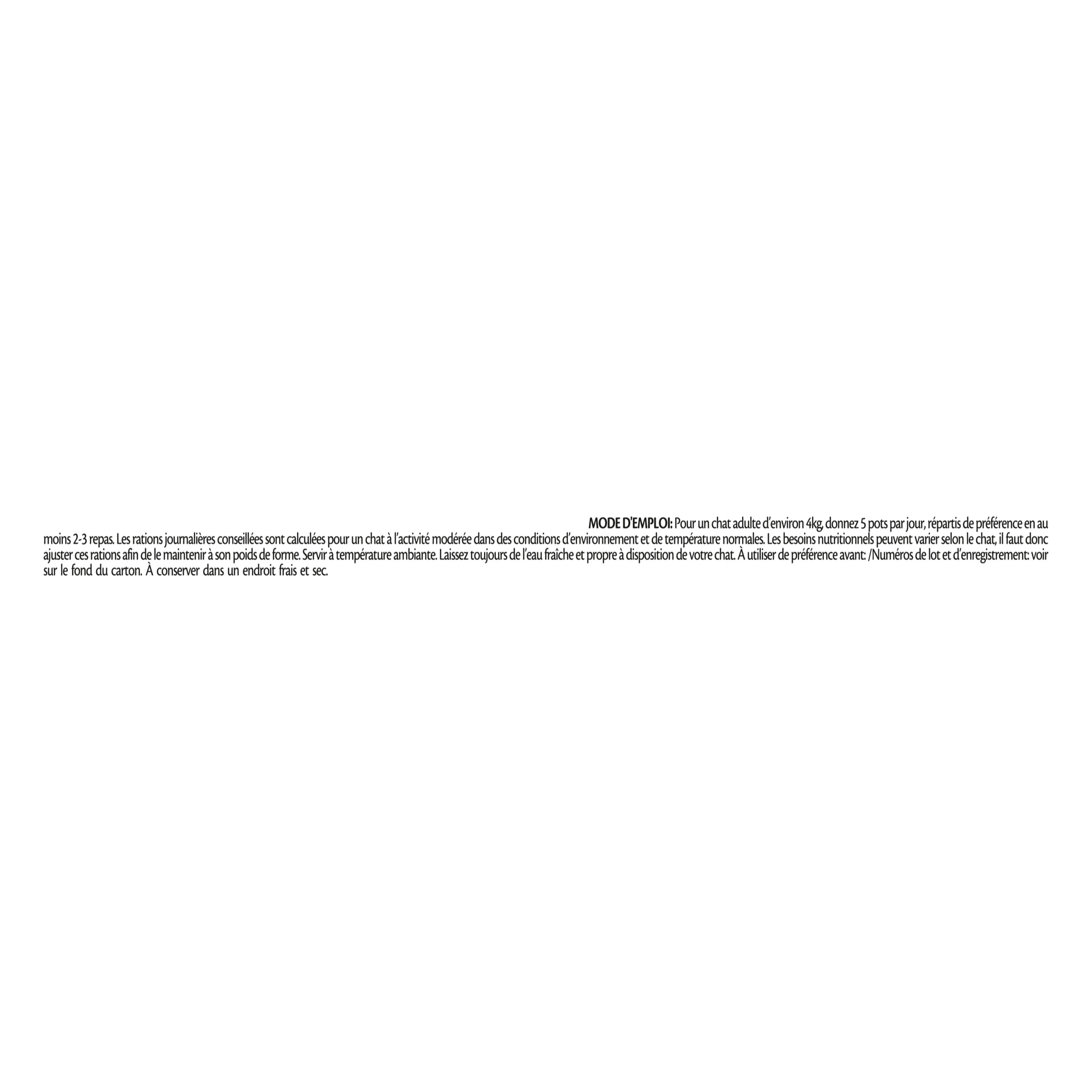 GOURMET REVELATIONS Mousseline Poulet Bœuf 48x57g