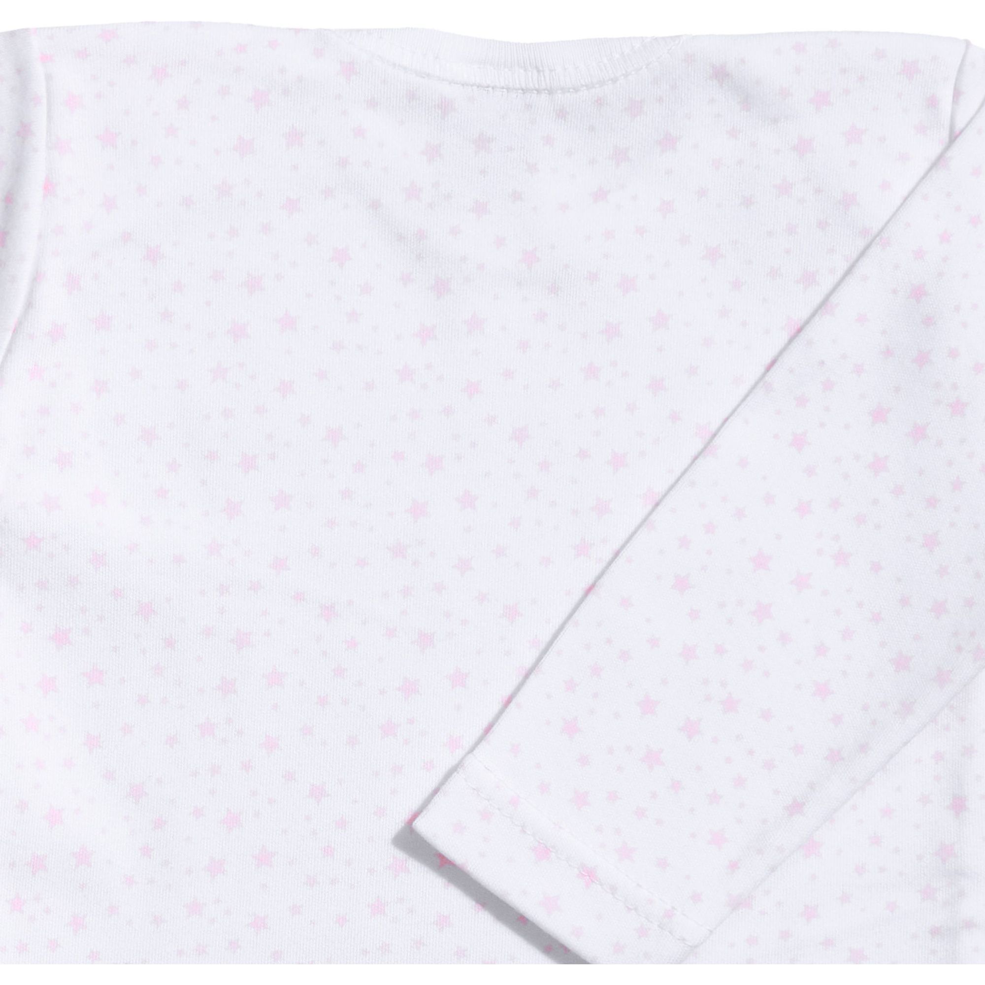 Body bebé manga larga cuello estrellitas