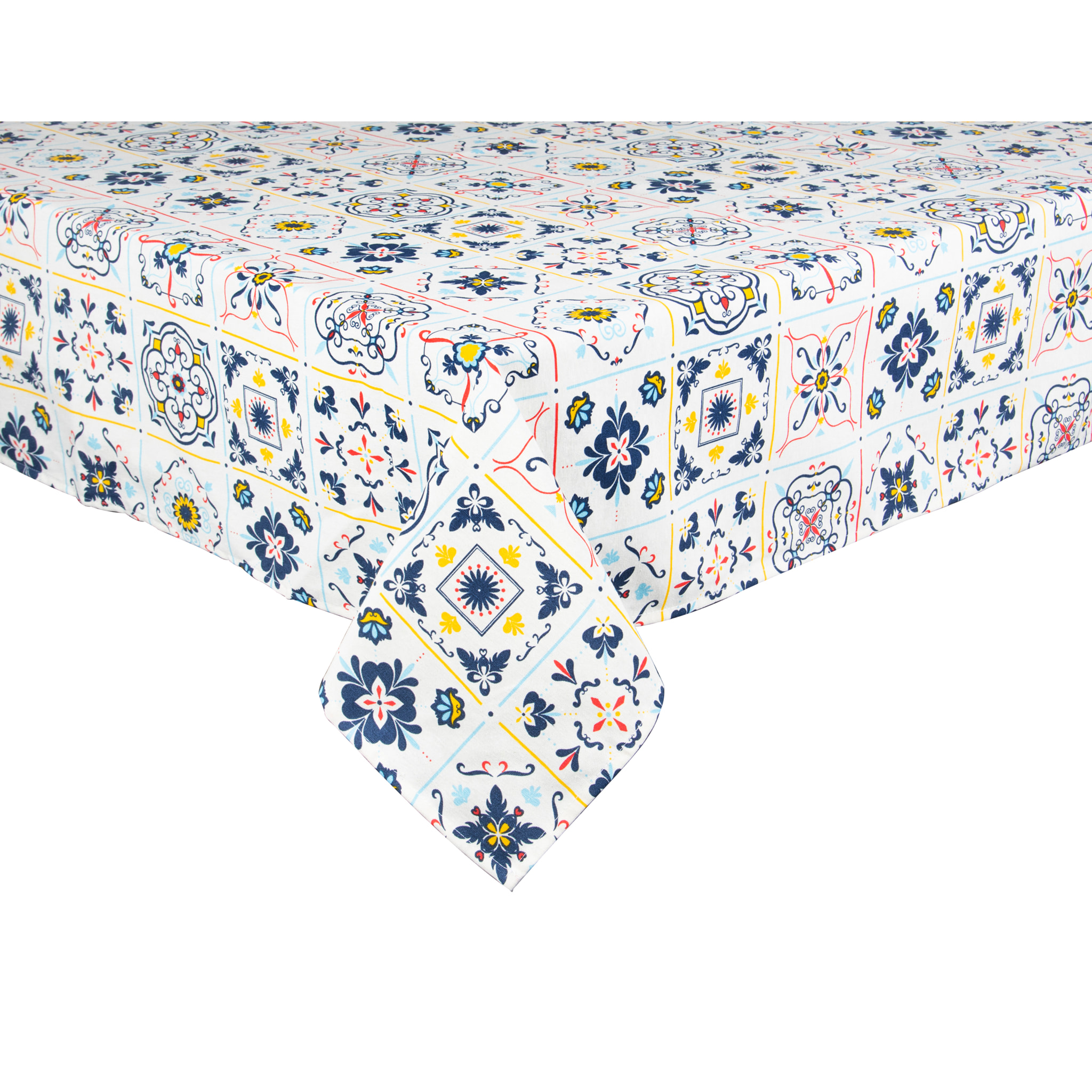 Nappe 140x180 cm Excelsa – Vietri Color, Coton Bleu
