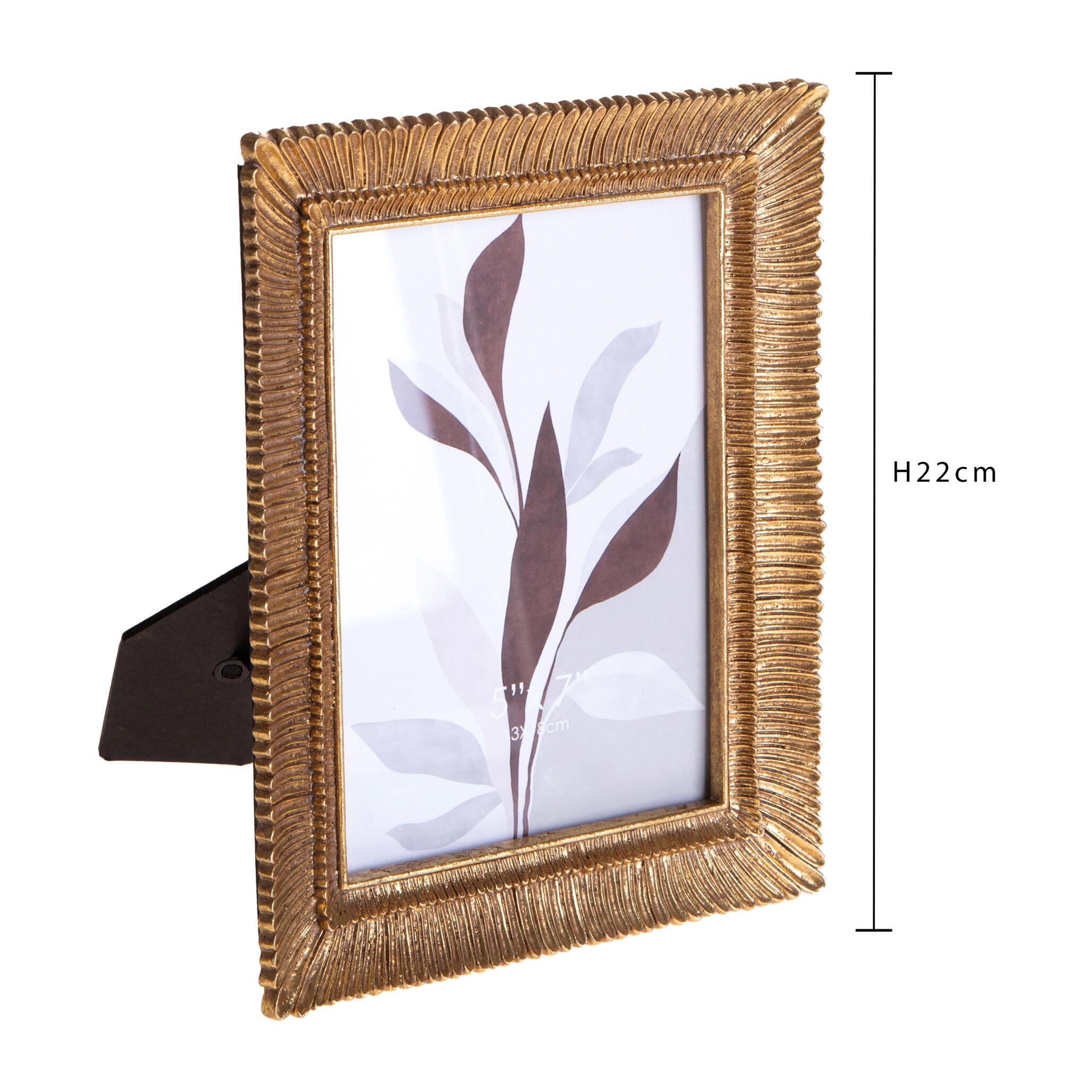 Porta foto foglia - 17,5xH22x2,3cm - Pezzi 3 - Bianchi Dino SpA