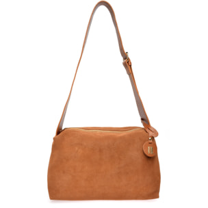 Borsa a tracolla Anna Luchini Cammello