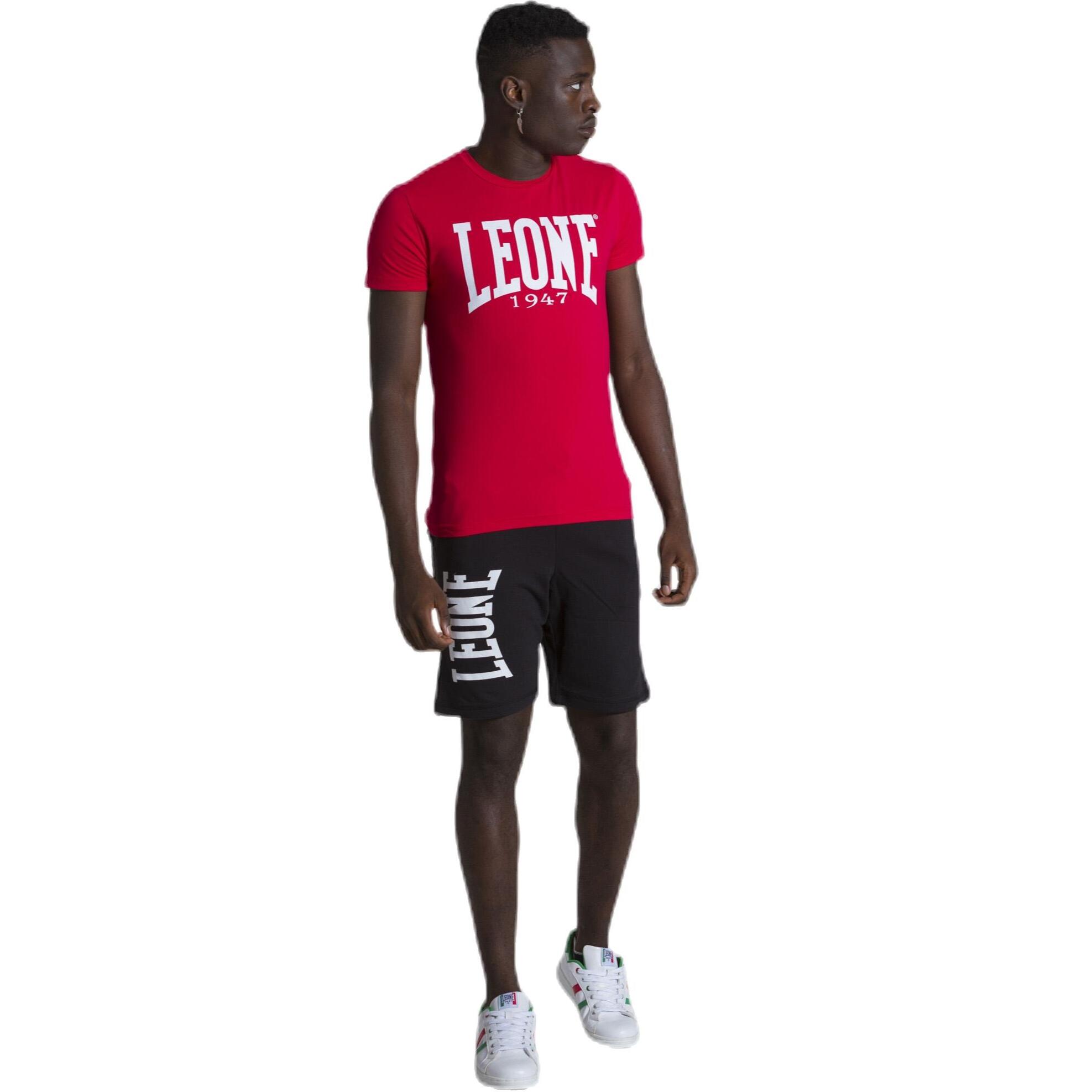 Camiseta de hombre Leone Basic de algodón de manga corta