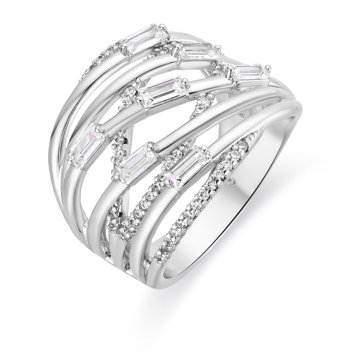 Anillo Fikra acabado plata