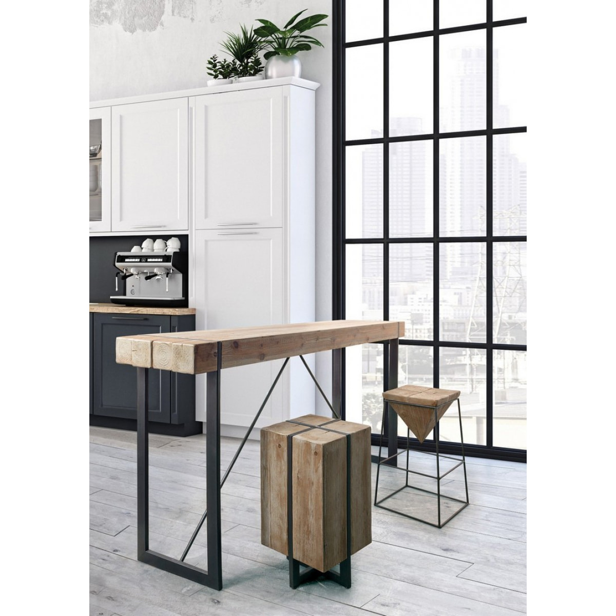 Sgabello bar GARRET altezza 70 cm