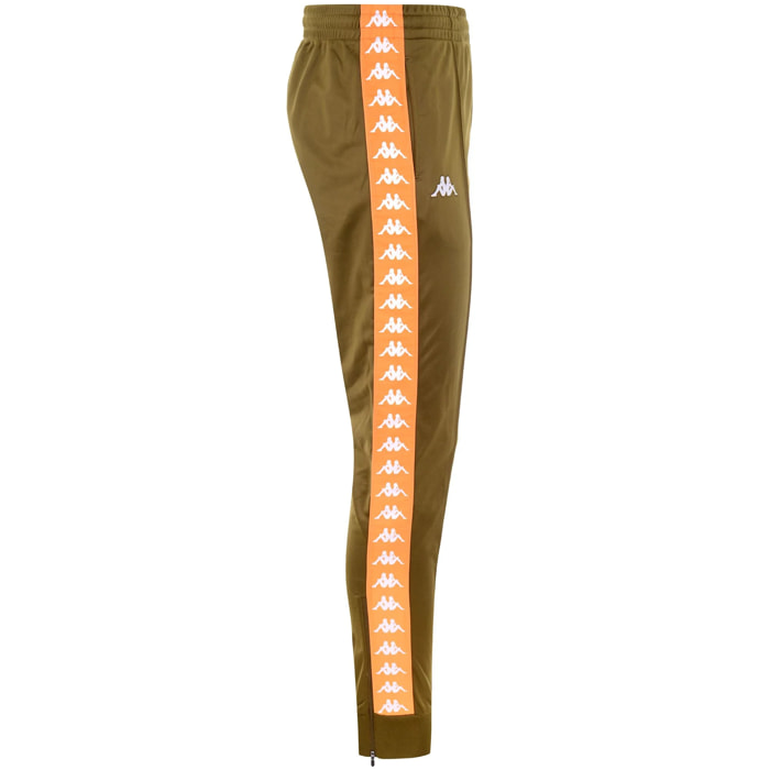Kappa - Pantaloni Uomo Verde - 222 Banda Rastoria Slim