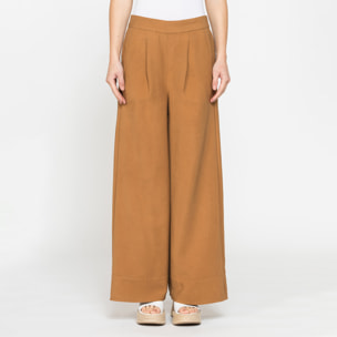 JEANS A PALAZZO IN MISTO VISCOSA. COMFORT FIT