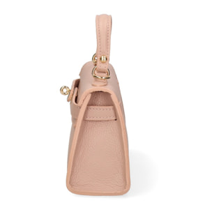 Borsa a mano da donna Made in Italy - Modello Floralie Elite - 100% pelle - 21.0 x 14.0 x 7.0 cm
