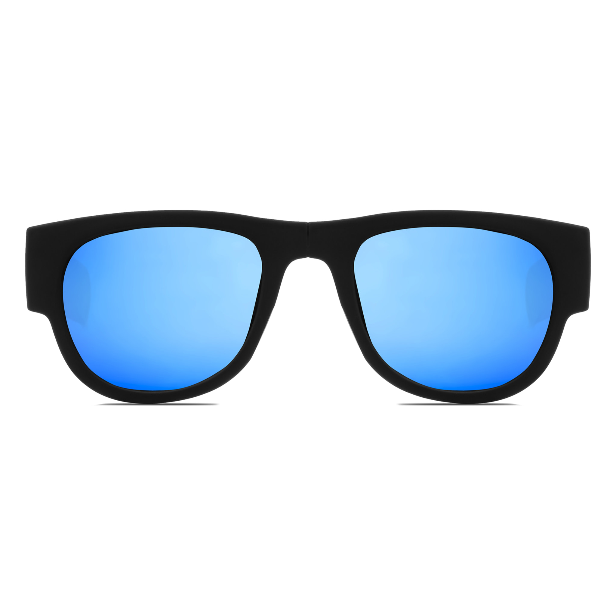 Occhiali da sole polarizzati effetto specchio, pieghevoli e arrotolabili UV400