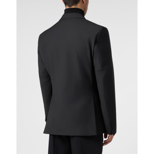 PHILIPP PLEIN Blazer With Lapel Studs