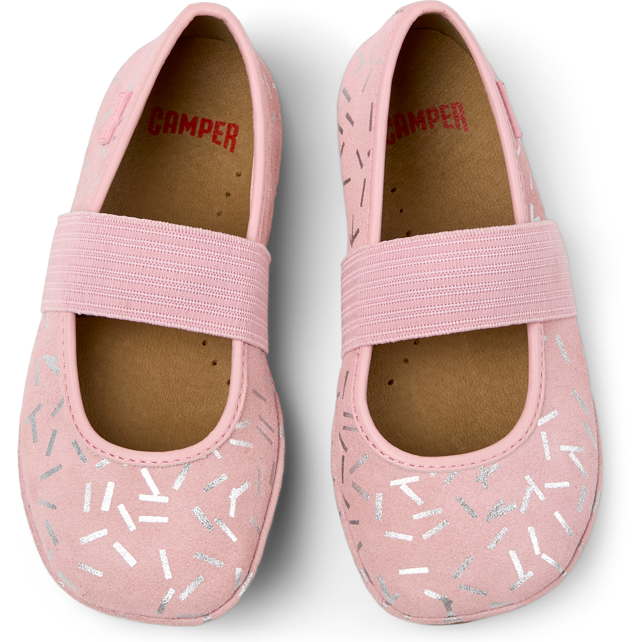 Bailarinas - CAMPER Right - Rosa - Piel de ante