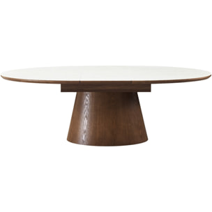 Table à manger extensible ovale 6/8 personnes - ORA
