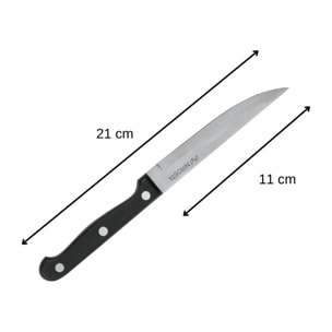 Lot de 4 Couteaux à steak Nirosta Mega 21 cm