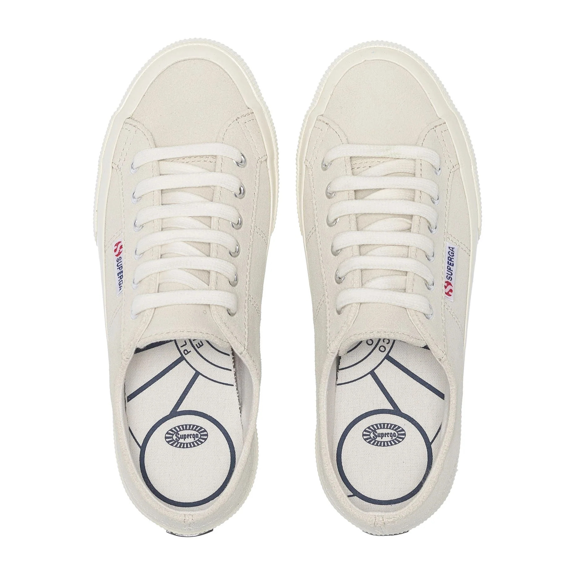 Superga - Uomo Donna Bianco - 2750 Og Suede