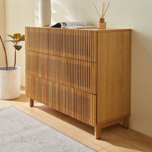 Commode 3 tiroirs en bois - UMEA