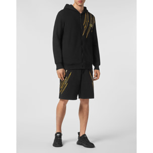 PLEIN SPORT Hooded Sweatjacket SCRATCH