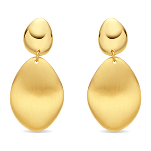 Pendientes Biona acabado oro amarillo 18k