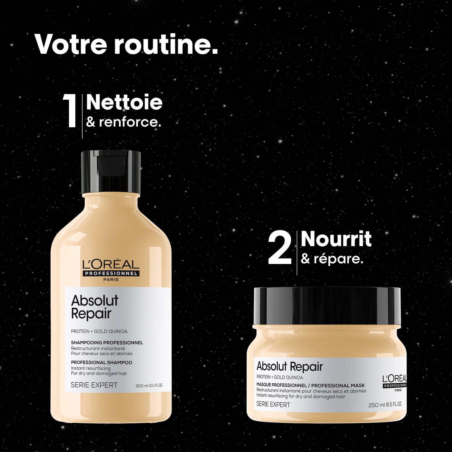 Serie Expert Absolut Repair - Coffret Shampooing 300 ml + Masque 250 ml