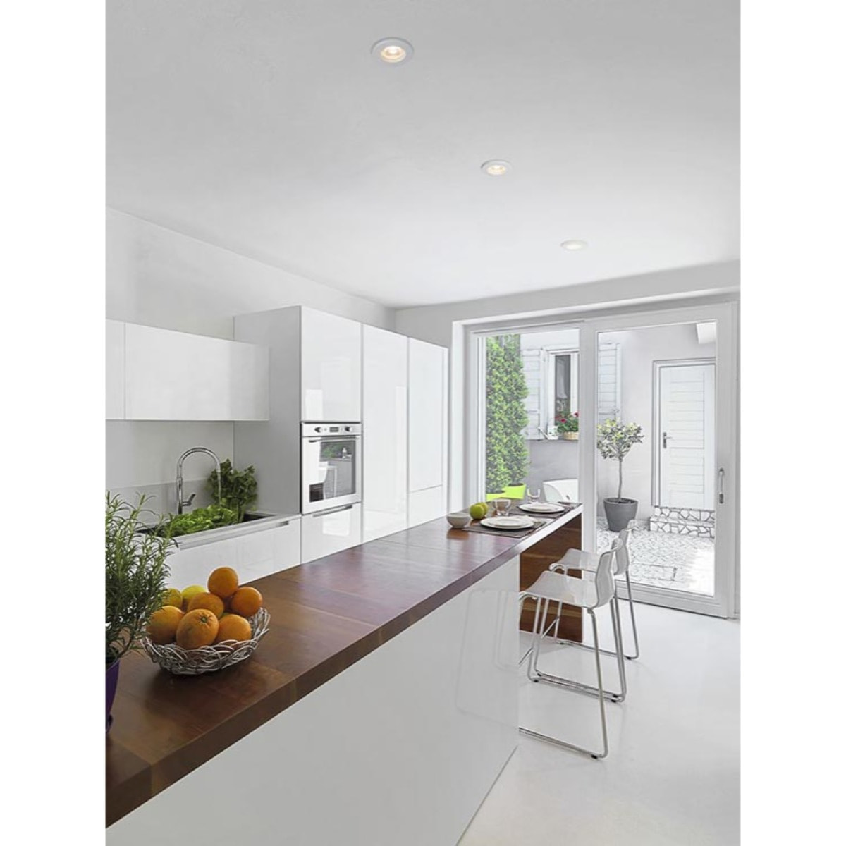 FORLIGHT Downlight Ip65 Bala Led 4,5W 3000K Blanco 490Lm