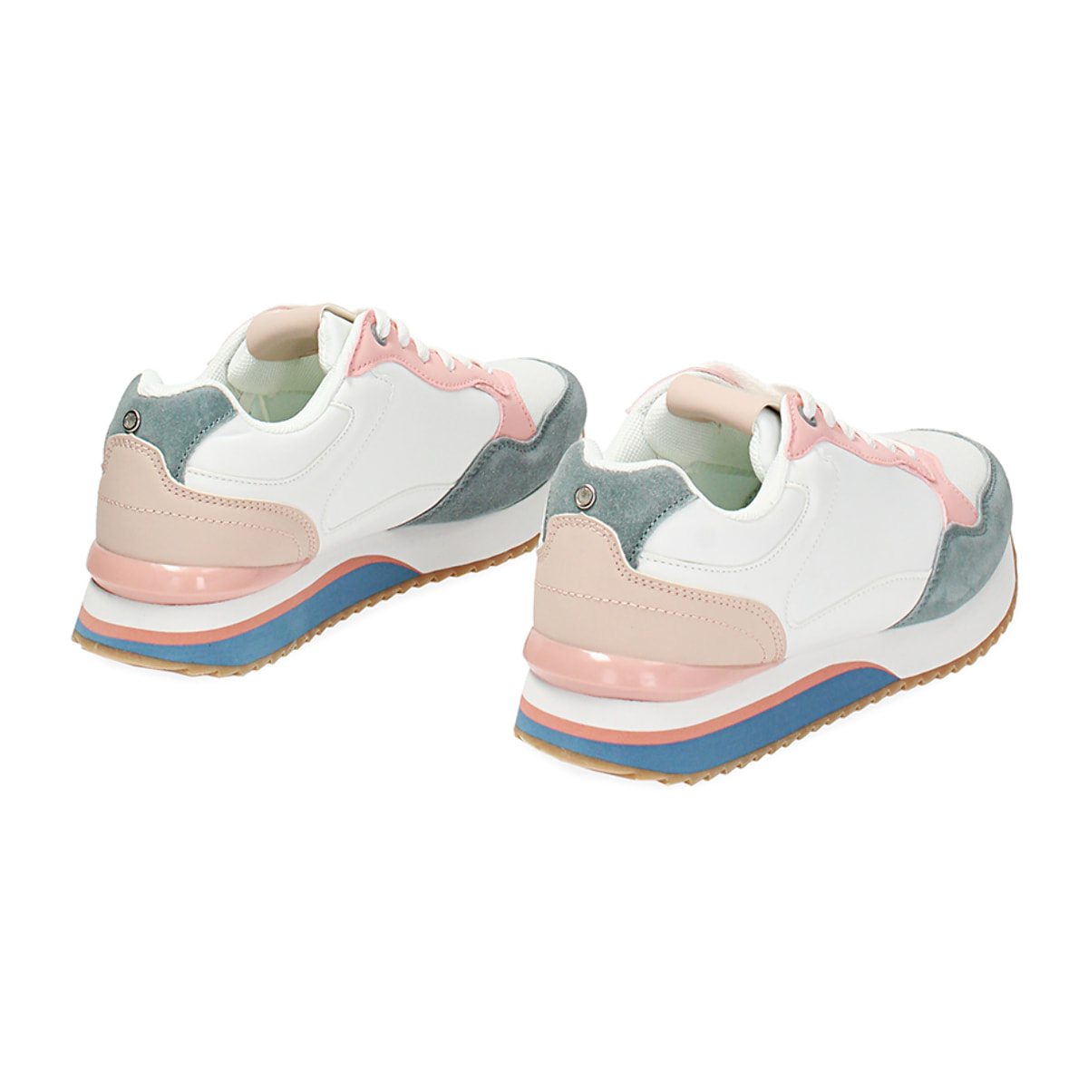Sneakers bianco rosa