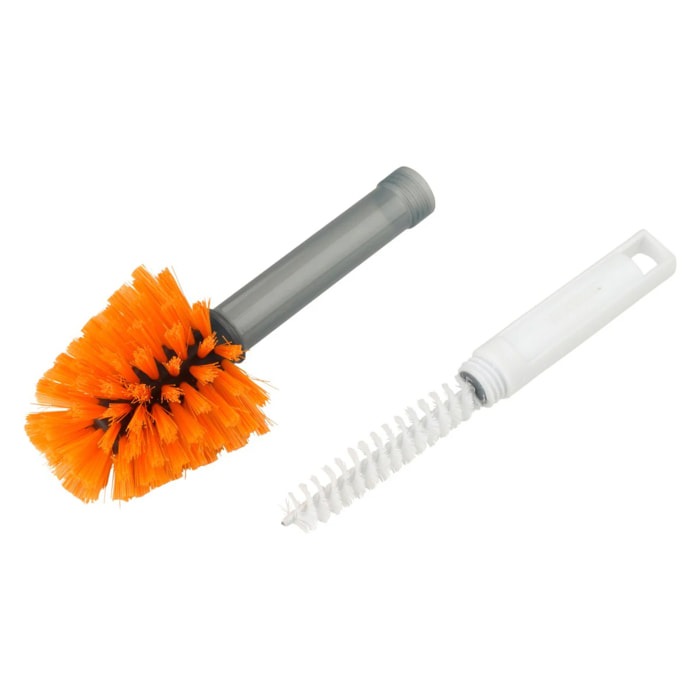 Fackelmann Brosse de nettoyage 2 en 1 pour robot de cuisine 30,5 cm