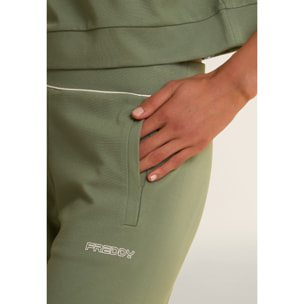 Pantaloni Sportivi Wide Leg Cropped con tasche interne