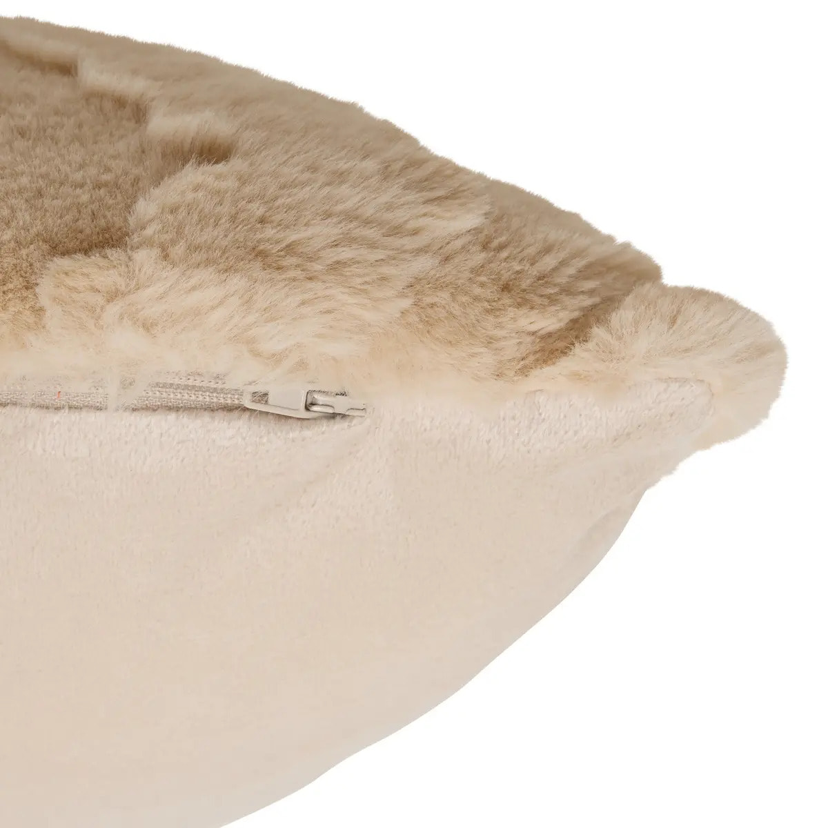 Coussin Nalia carré 45x45cm beige