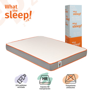 Colchón Viscoelástico Sostenible HR y Canapé Abatible Gran Capacidad Wengué Entrega, Montaje y Retirada usado incluido Pack SOUL · WHAT THE SLEEP