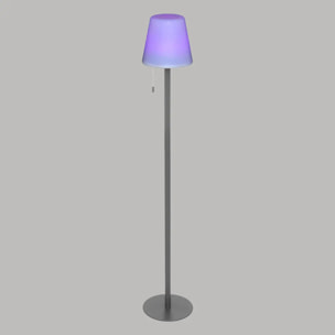 Lampadaire extérieur "Zack" H108cm graphite