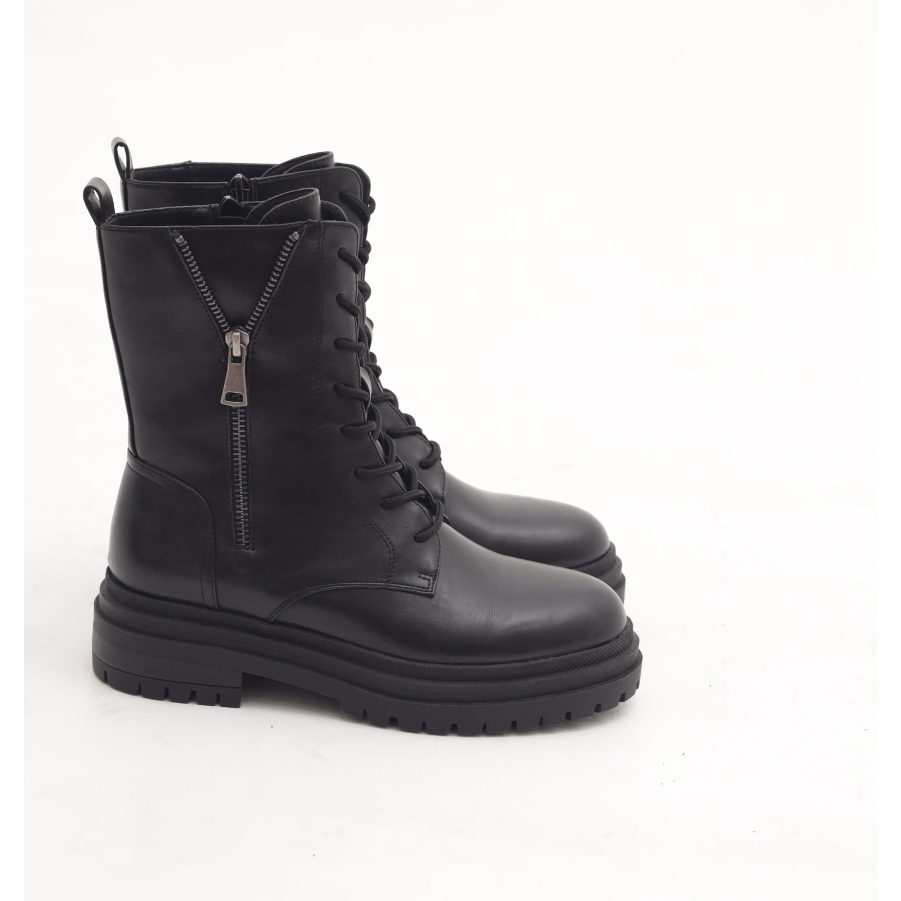 ANFIBIO CON ZIP ESTERNA NERO
