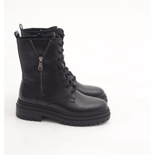 ANFIBIO CON ZIP ESTERNA NERO