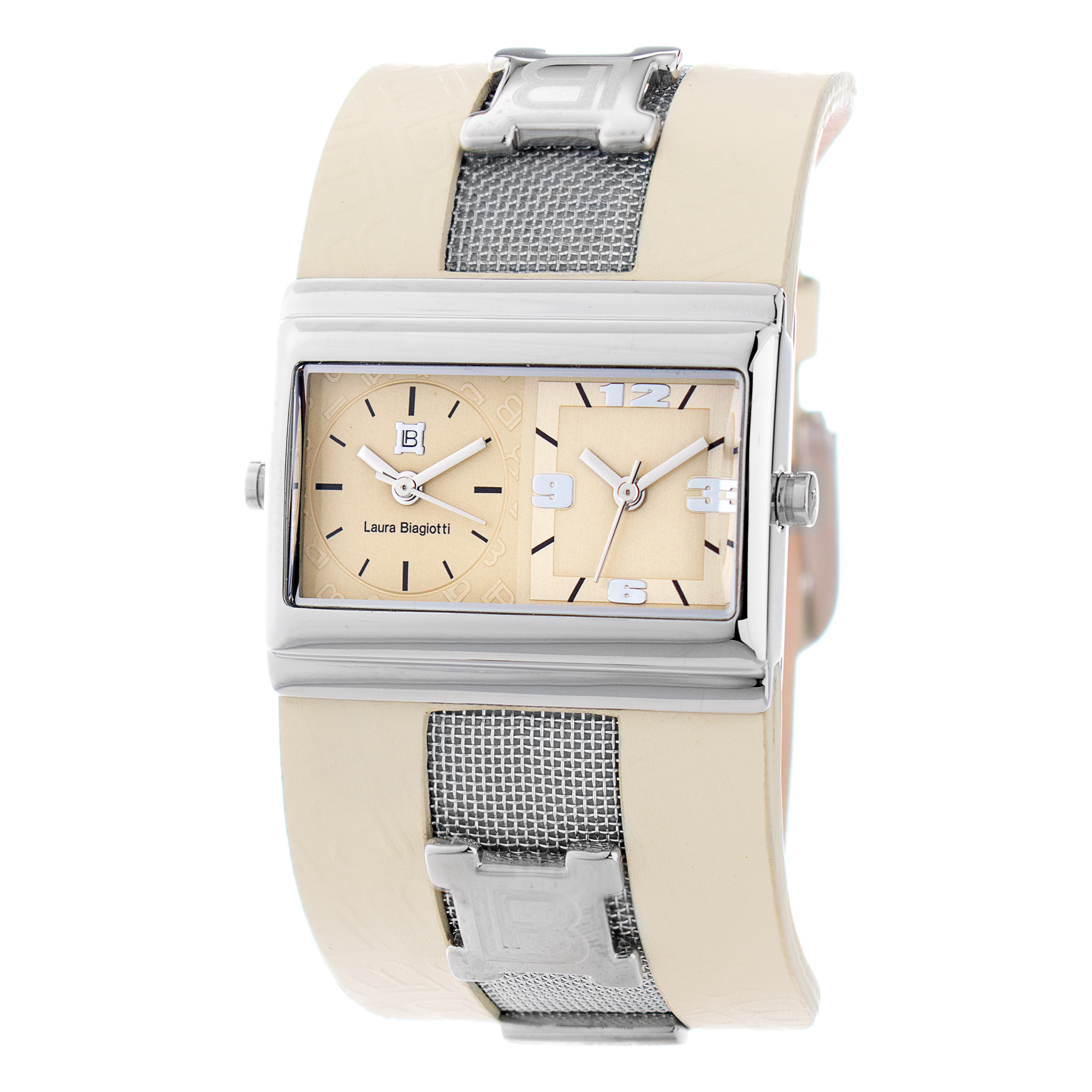 Reloj Laura Biagiotti LB0047-BEIGE Mujer Analogico Cuarzo con Correa de Piel