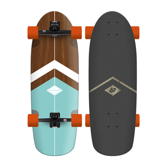 Surfskate Hydroponic ROUNDED Classic 3.0 Turquoise
