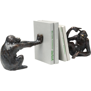 Serre-livres singes set de 2 Kare Design