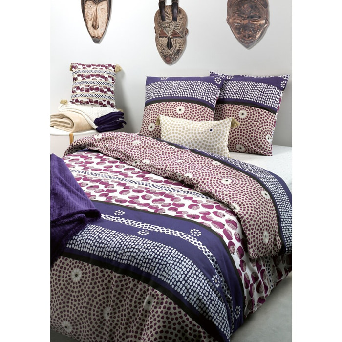 Drap housse coton 57 Fils Imprime Alma