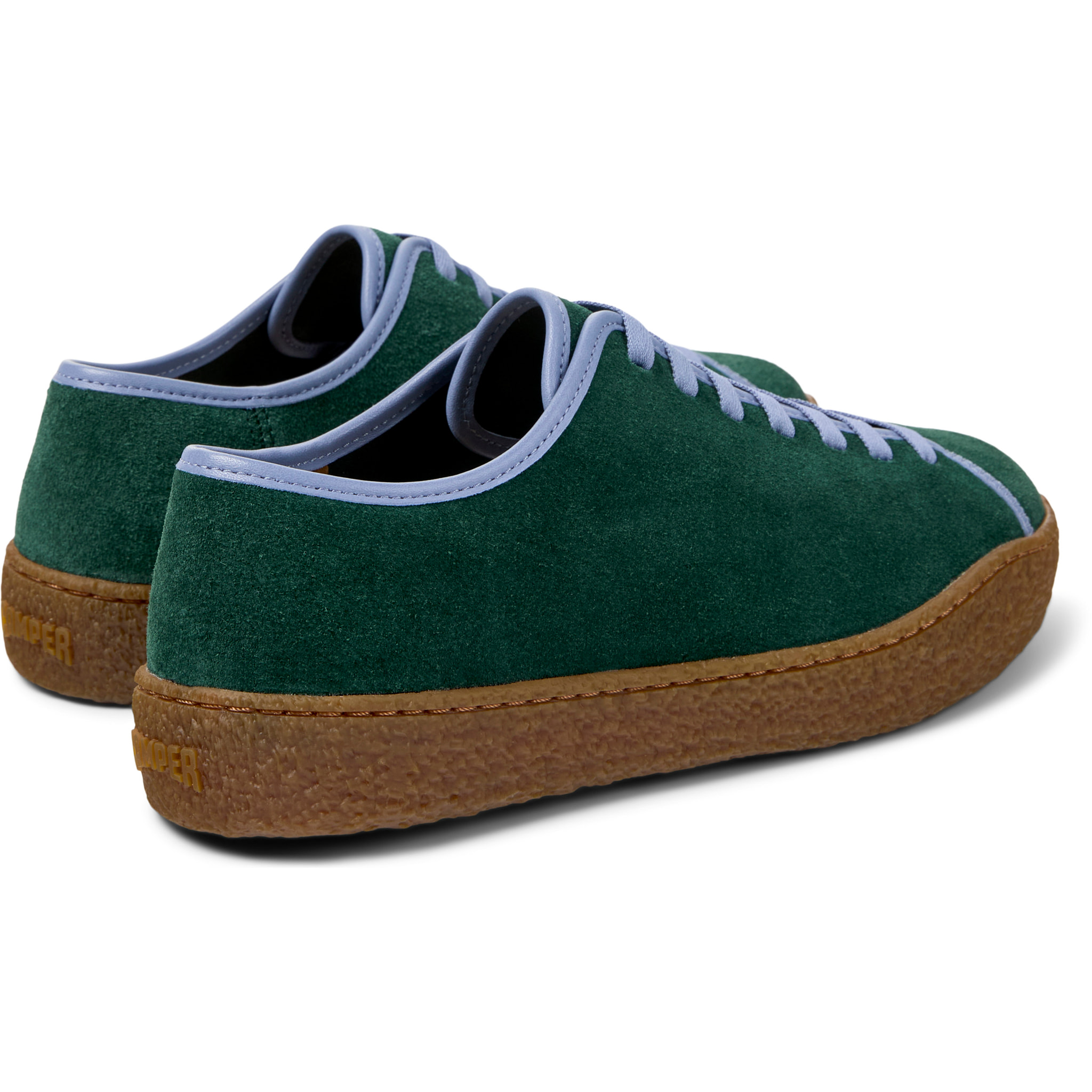 Sneakers - CAMPER Peu Terreno - Verde - Pelle scamosciata
