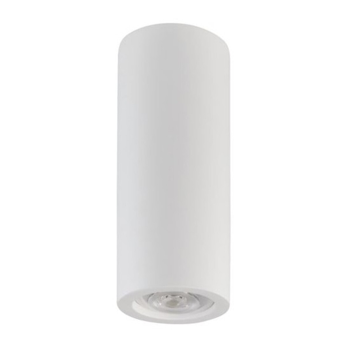 Spot lumineux en plâtre blanc forme tube - GIPSY 362