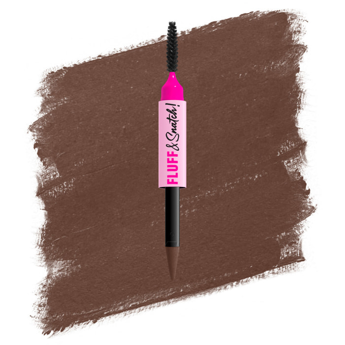 NYX Professional Makeup Fluff & Snatch Crayon Sourcil Précision Effet Poudré COOL ASH BROWN