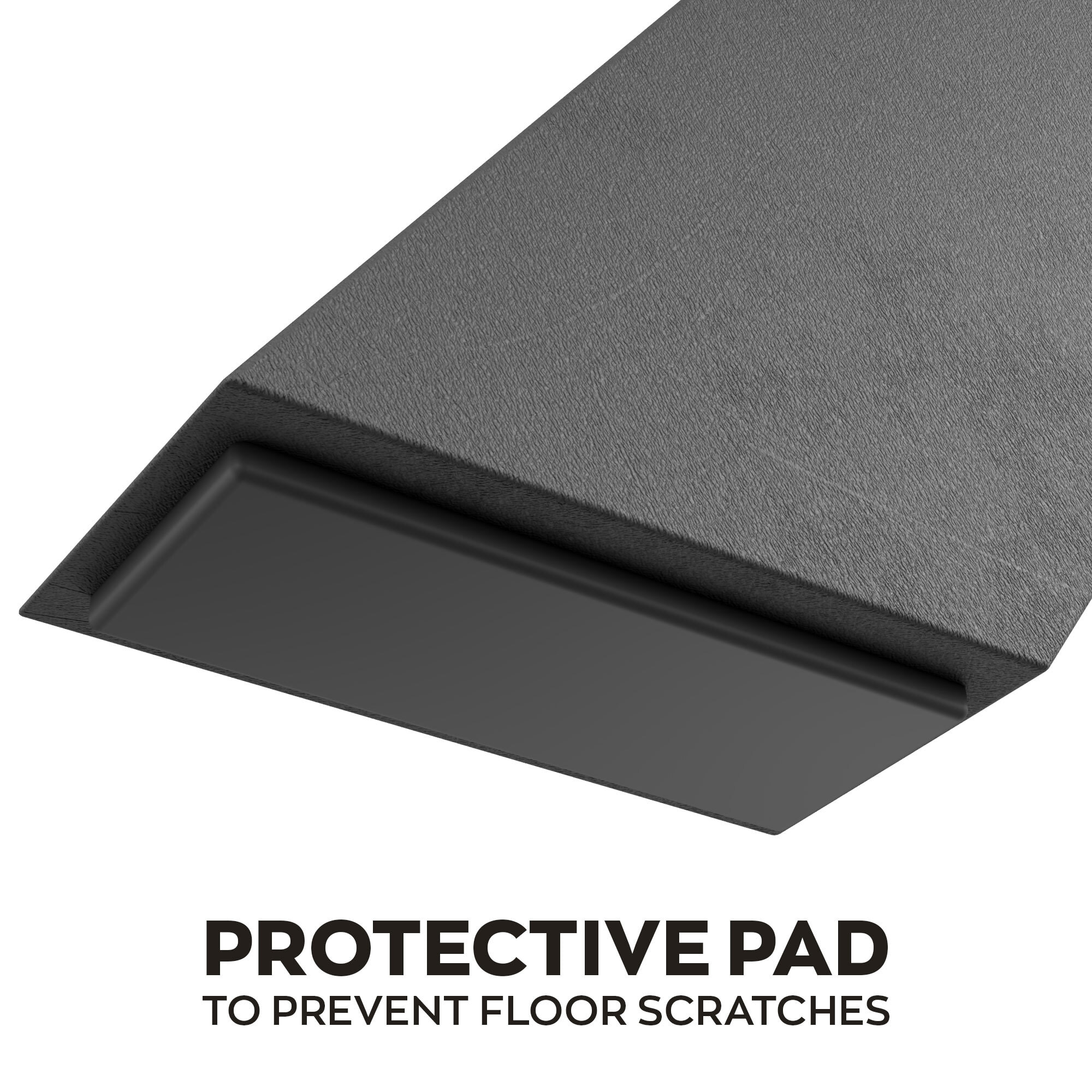 Tavolo da pranzo in legno e metallo con piedi x-shaped nero 160x90 cm Grigio Testurizzato