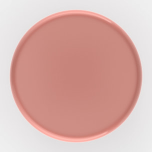 Table d'appoint ronde en métal rose D40 cm - Adélie