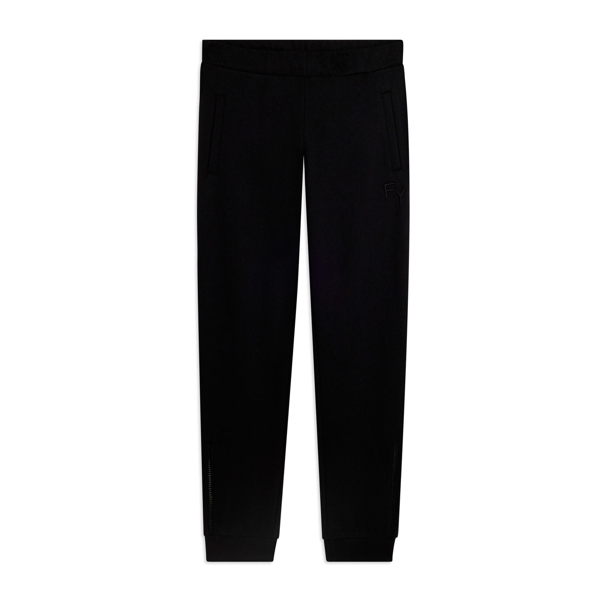 Pantaloni Sportivi Slim Fit con Coulisse e Dettagli Ricamati