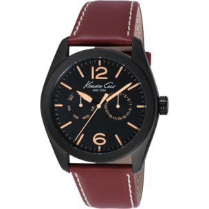 Reloj Kenneth Cole IKC8063 Hombre Analogico Cuarzo con Correa de Piel