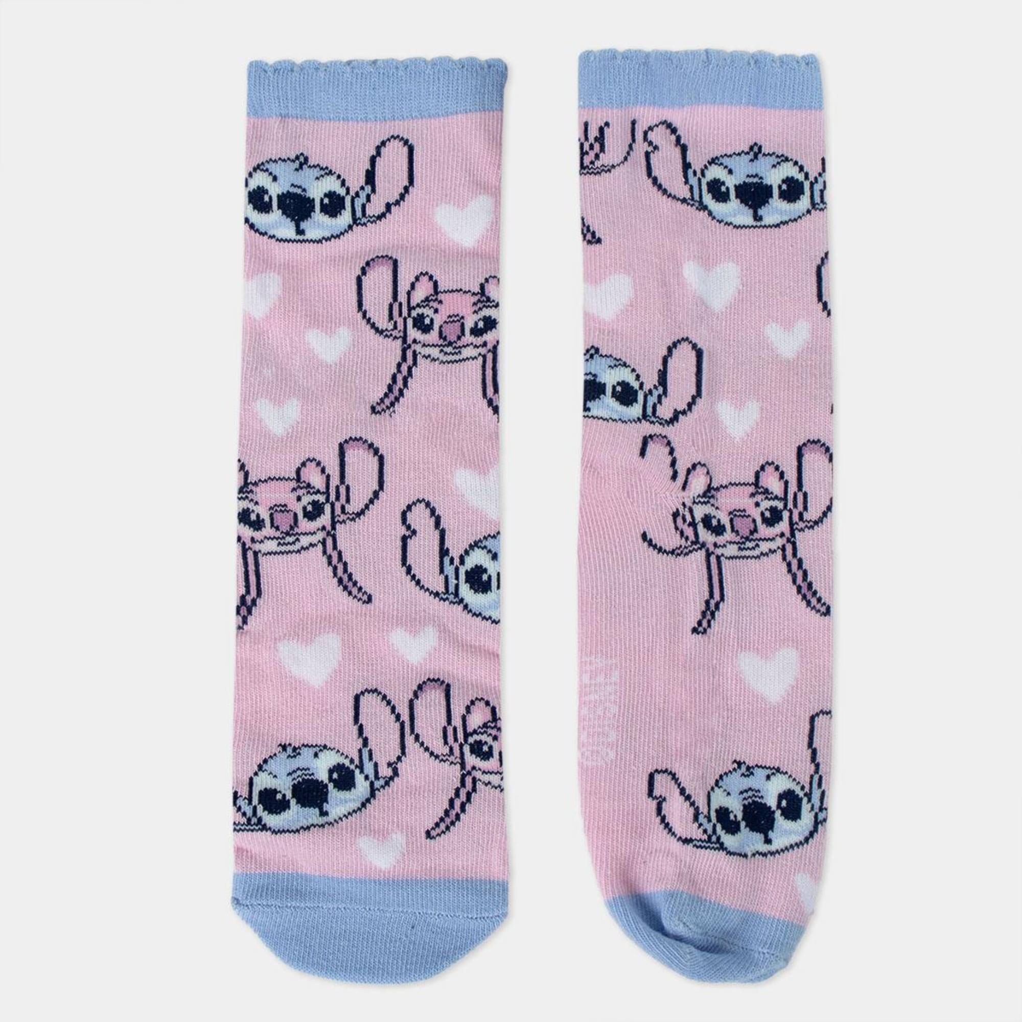 Pack de 4 calcetines infantiles diseño stitch